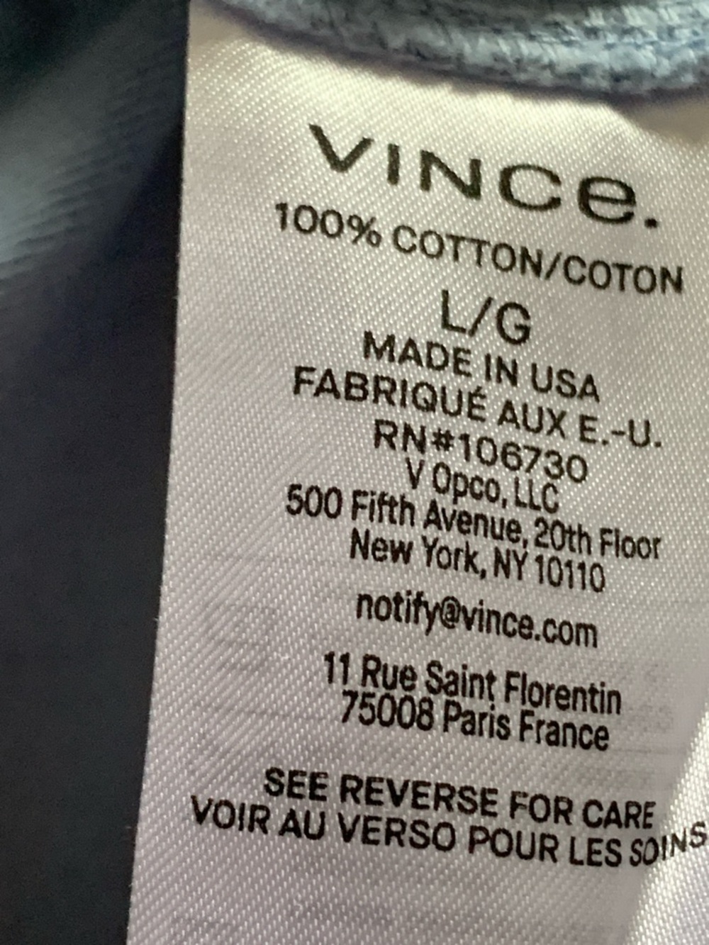 Vince Garment Dyed Crewneck Tee Short Sleeve
Color:
Washed Country Sky - Picture 6 of 8